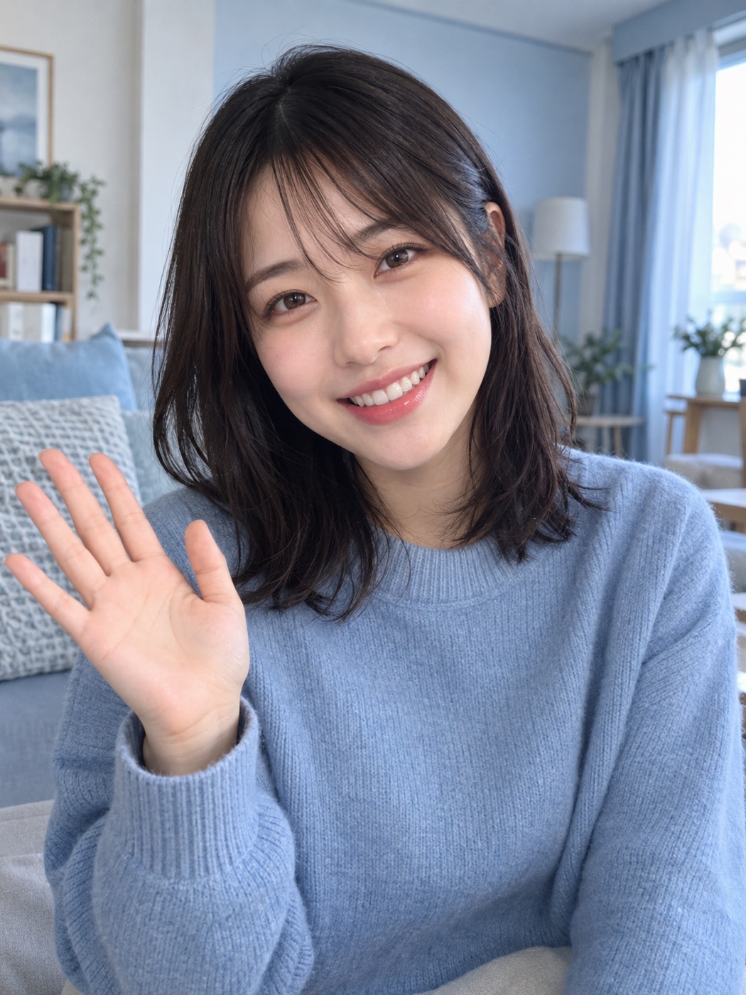 会話を楽しむ人物のイメージ